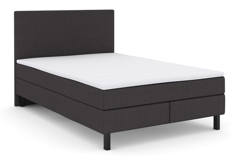 Select No 2 Komplett Sengepakke 140x200 - Mørkegrå/Svarta Ben - Møbler - Senger - Komplett sengepakke