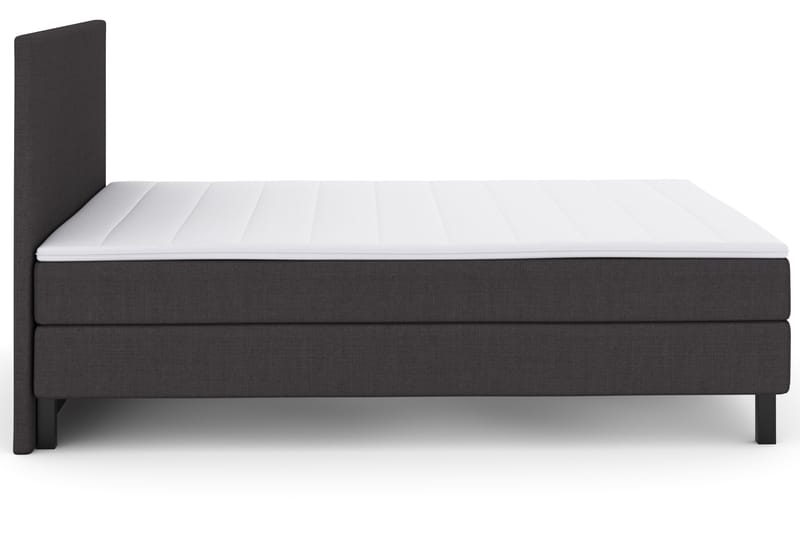 Select No 2 Komplett Sengepakke 140x200 - Mørkegrå/Svarta Ben - Møbler - Senger - Komplett sengepakke