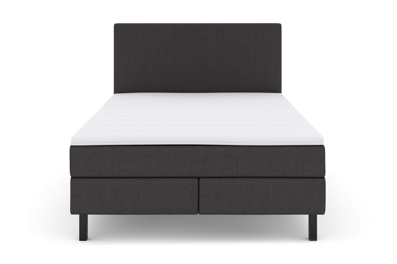 Select No 2 Komplett Sengepakke 140x200 - Mørkegrå/Svarta Ben - Møbler - Senger - Kontinentalsenger