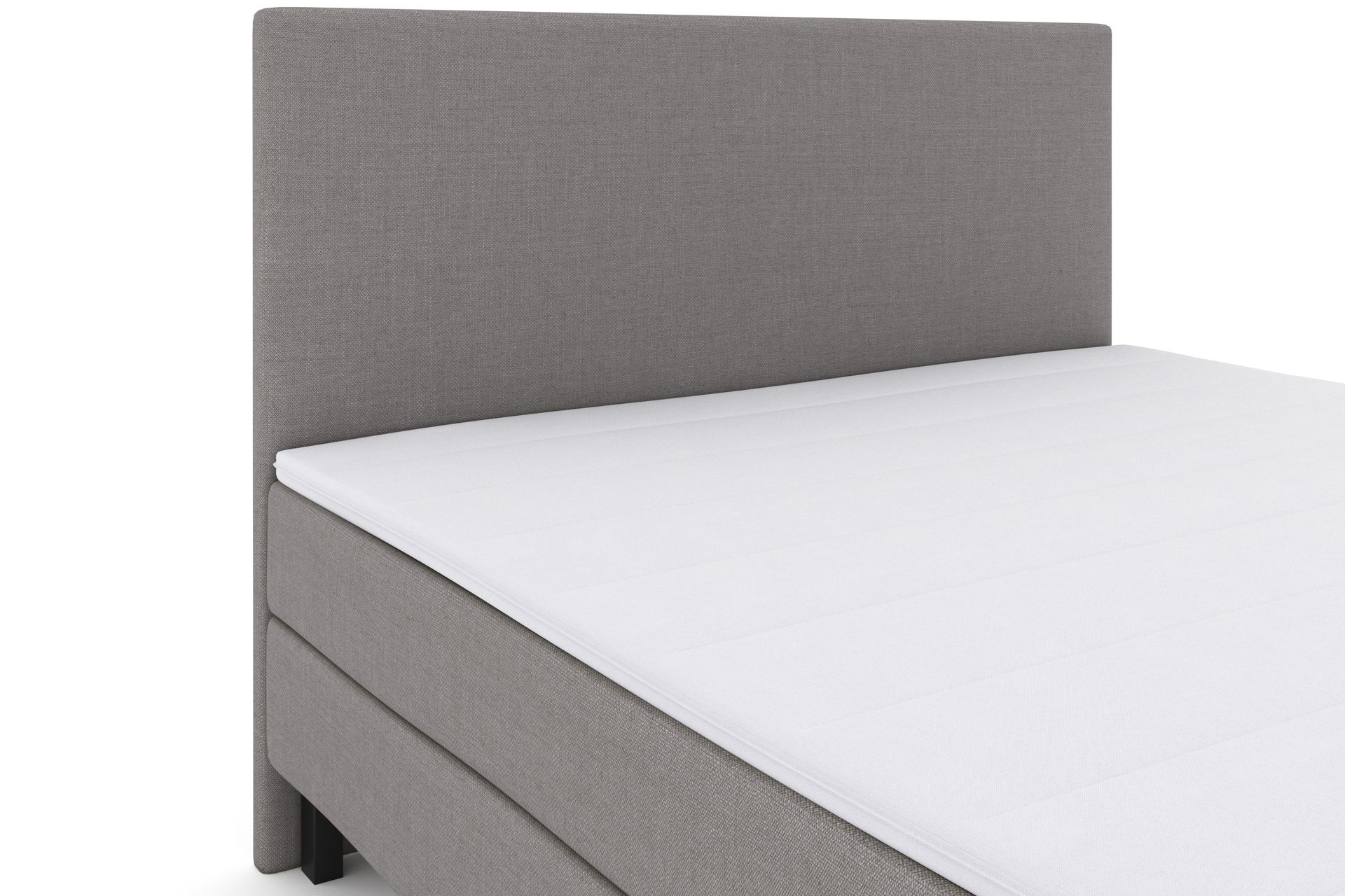 Select No 2 Komplett Sengepakke 160x200 - Lysegrå/Svarta Ben - Møbler - Senger - Komplett sengepakke
