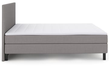 Select No 2 Komplett Sengepakke 160x200 - Lysegrå/Svarta Ben - Møbler - Senger - Komplett sengepakke