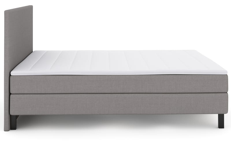 Select No 2 Komplett Sengepakke 160x200 - Lysegrå/Svarta Ben - Møbler - Senger - Komplett sengepakke