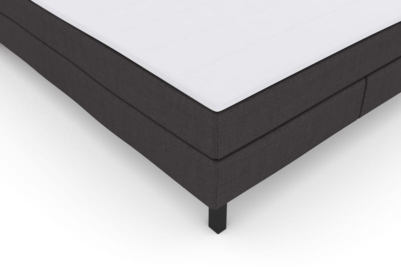 Select No 2 Komplett Sengepakke 160x200 - Mørkegrå/Svarta Ben - Møbler - Senger - Komplett sengepakke