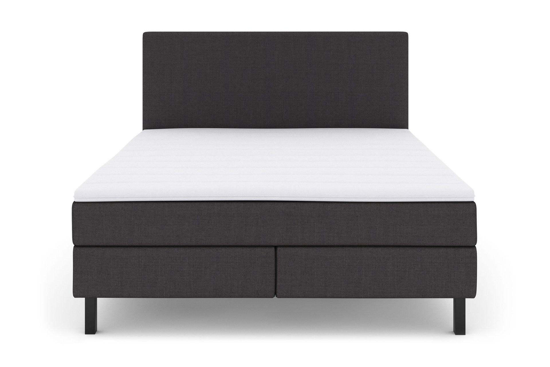 Select No 2 Komplett Sengepakke 160x200 - Mørkegrå/Svarta Ben