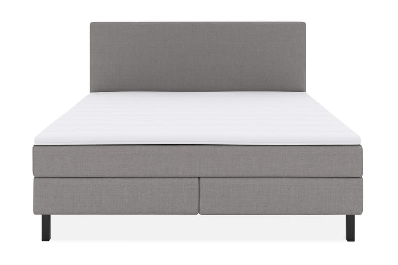 Select No 2 Komplett Sengepakke 180x200 - Lysegrå/Svarta Ben - Møbler - Senger - Kontinentalsenger