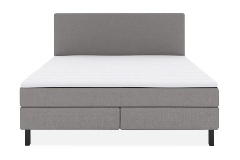 Select No 2 Komplett Sengepakke 180x200, Lysegrå/Svarta Ben