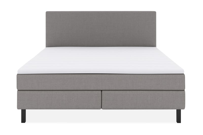 Select No 2 Komplett Sengepakke 180x200 - Lysegrå/Svarta Ben - Møbler - Senger - Komplett sengepakke