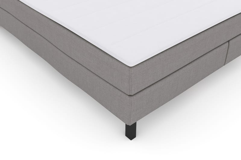 Select No 2 Komplett Sengepakke 180x200 - Lysegrå/Svarta Ben - Møbler - Senger - Kontinentalsenger