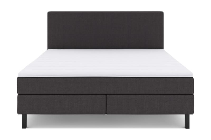Select No 2 Komplett Sengepakke 180x200 - Mørkegrå/Svarta Ben - Møbler - Senger - Kontinentalsenger