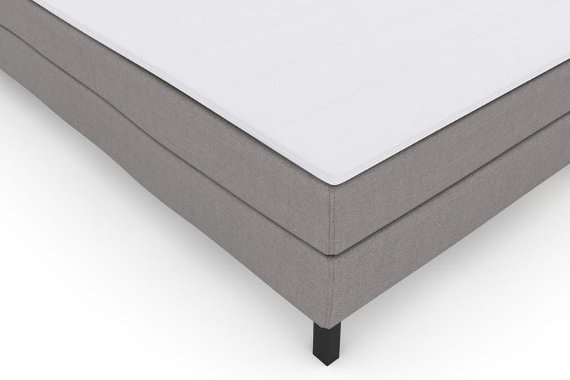 Select No 2 Komplett Sengepakke 210x210 - Lysegrå/Svarta Ben - Møbler - Senger - Komplett sengepakke