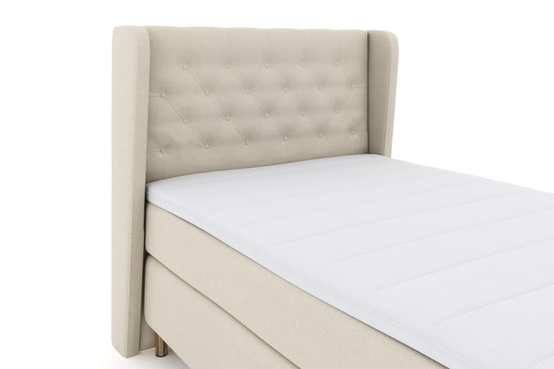 Select No 3 Komplett Sengepakke 120x200 Fast - Beige/Kobberben - Komplett sengepakke - Kontinentalsenger