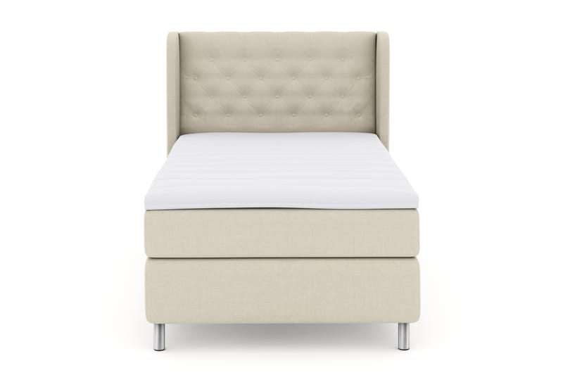 Select No 3 Komplett Sengepakke 120x200 Fast - Beige/Metallben - Møbler - Senger - Komplett sengepakke