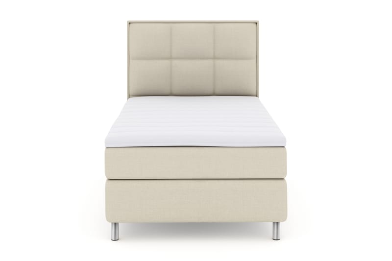 Select No 3 Komplett Sengepakke 120x200 Fast - Beige/Metallben - Komplett sengepakke - Kontinentalsenger