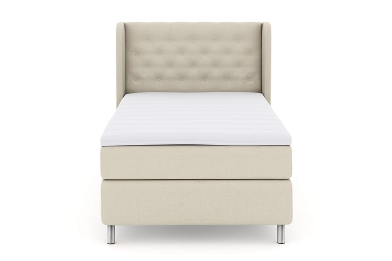 Select No 3 Komplett Sengepakke 120x200 Fast - Beige/Metallben - Møbler - Senger - Kontinentalsenger