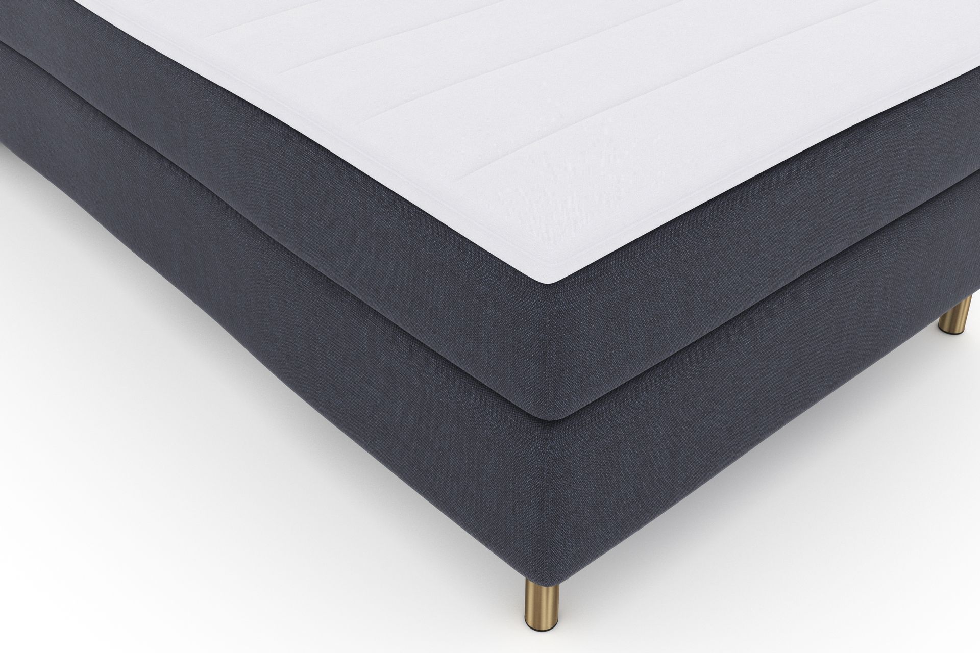 Select No 3 Komplett Sengepakke 120x200 Fast - Blå/Kobberben - Møbler - Senger - Komplett sengepakke