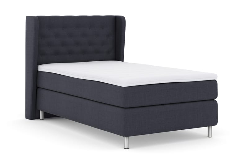 Select No 3 Komplett Sengepakke 120x200 Fast - Blå/Metallben - Møbler - Senger - Komplett sengepakke