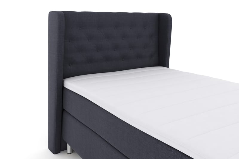 Select No 3 Komplett Sengepakke 120x200 Fast - Blå/Metallben - Møbler - Senger - Komplett sengepakke