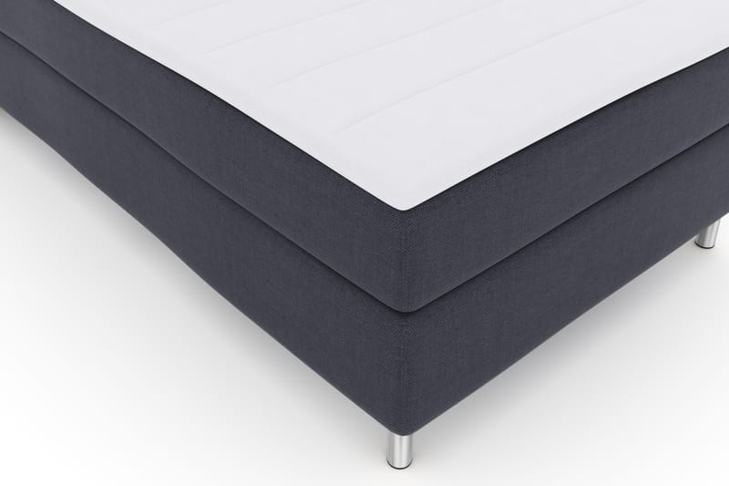 Select No 3 Komplett Sengepakke 120x200 Fast - Blå/Metallben - Møbler - Senger - Komplett sengepakke