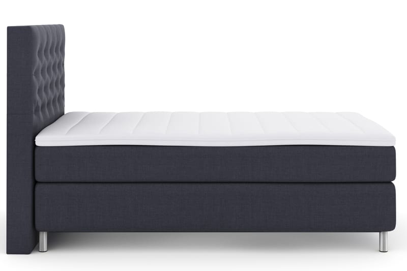 Select No 3 Komplett Sengepakke 120x200 Fast - Blå/Metallben - Møbler - Senger - Komplett sengepakke
