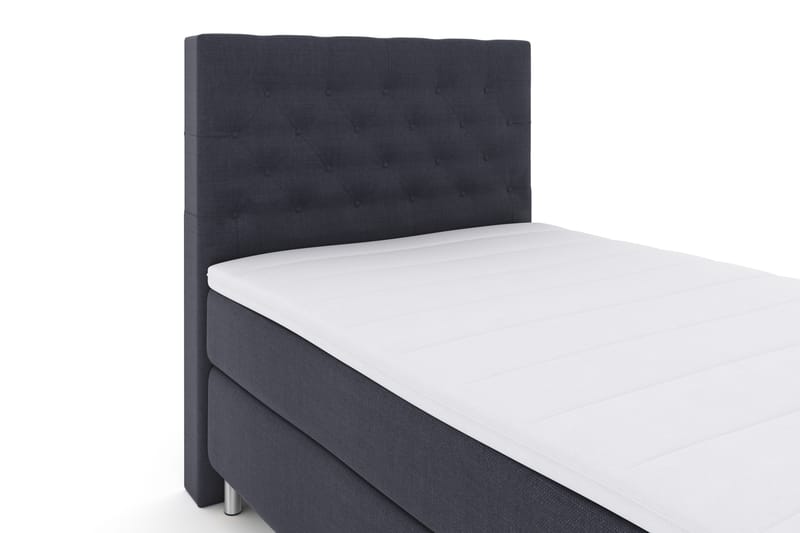 Select No 3 Komplett Sengepakke 120x200 Fast - Blå/Metallben - Møbler - Senger - Komplett sengepakke