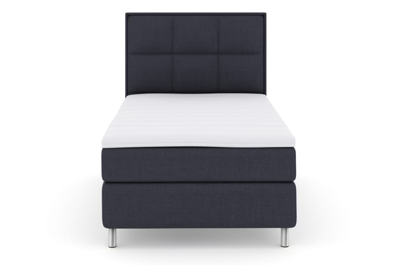 Select No 3 Komplett Sengepakke 120x200 Fast - Blå/Metallben - Møbler - Senger - Komplett sengepakke