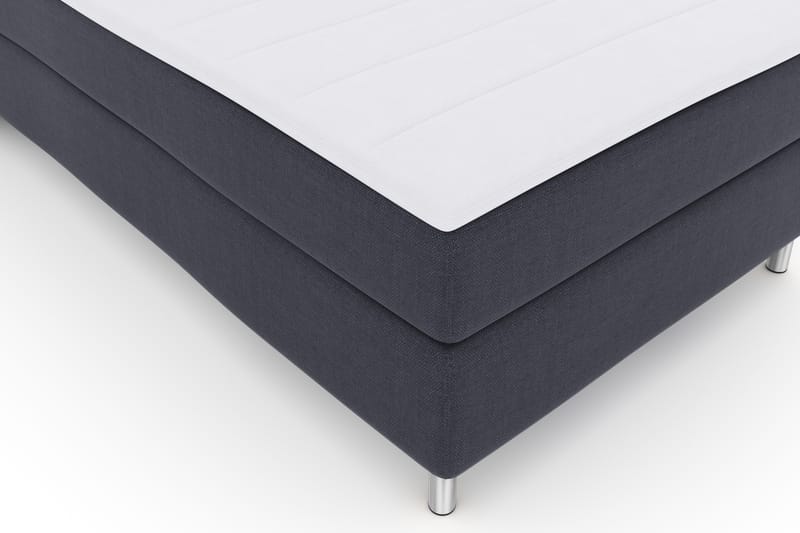Select No 3 Komplett Sengepakke 120x200 Fast - Blå/Metallben - Møbler - Senger - Komplett sengepakke