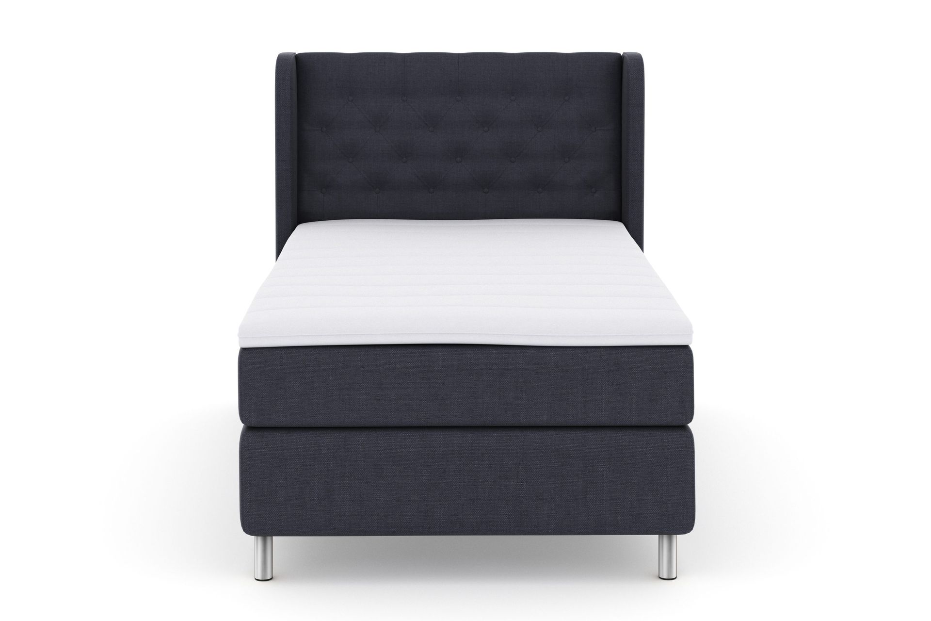 Select No 3 Komplett Sengepakke 120x200 Fast - Blå/Metallben