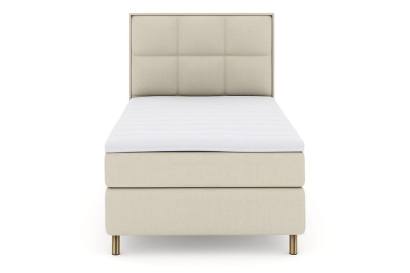 Select No 3 Komplett Sengepakke 120x200 Medium - Beige/Kobberben - Møbler - Senger - Kontinentalsenger