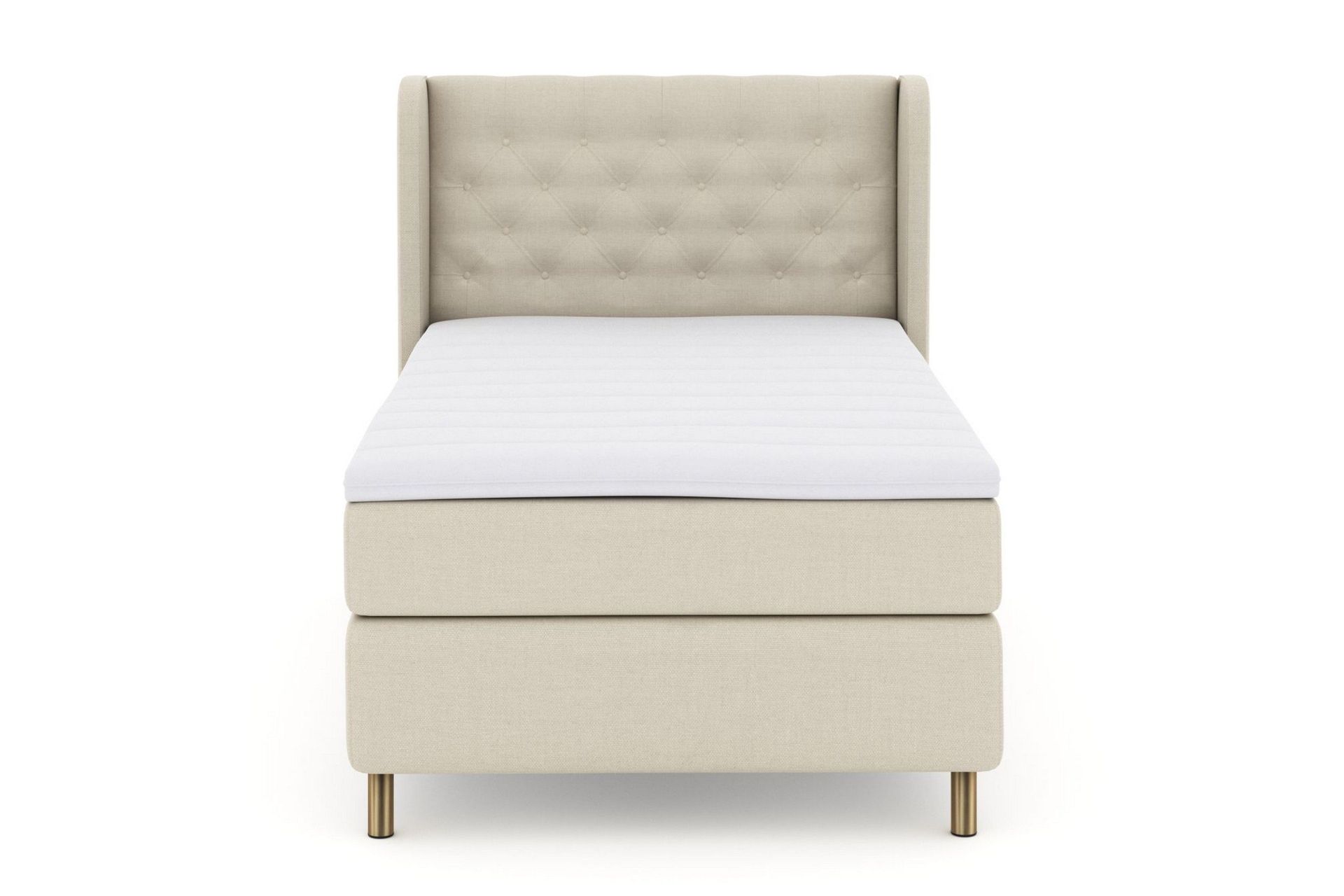 Select No 3 Komplett Sengepakke 120x200 Medium - Beige/Kobberben