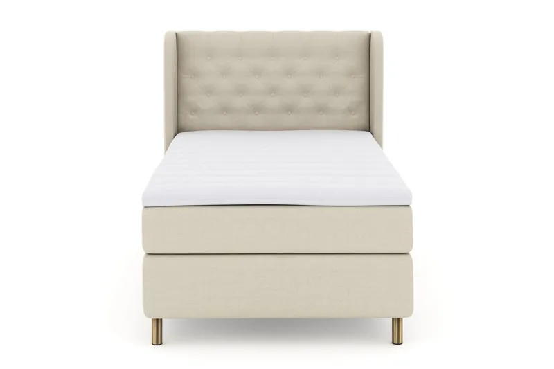 Select No 3 Komplett Sengepakke 120x200 Medium - Beige/Kobberben - Møbler - Senger - Kontinentalsenger