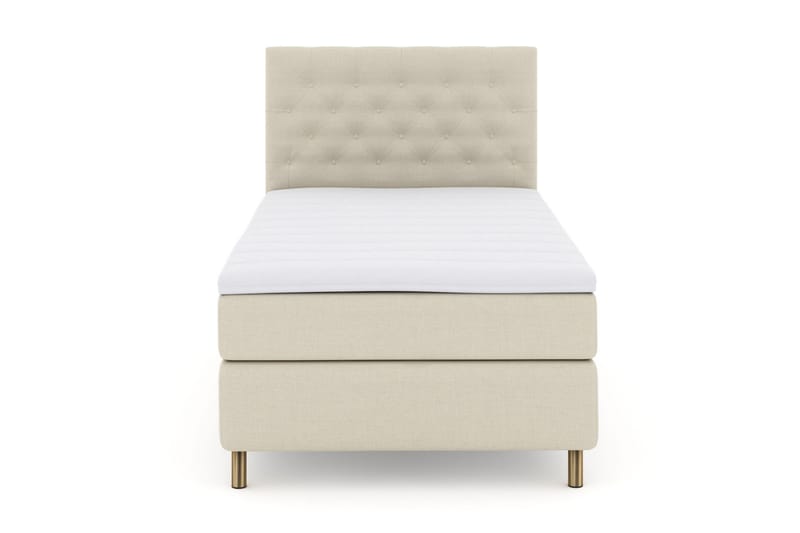 Select No 3 Komplett Sengepakke 120x200 Medium - Beige/Kobberben - Møbler - Senger - Komplett sengepakke