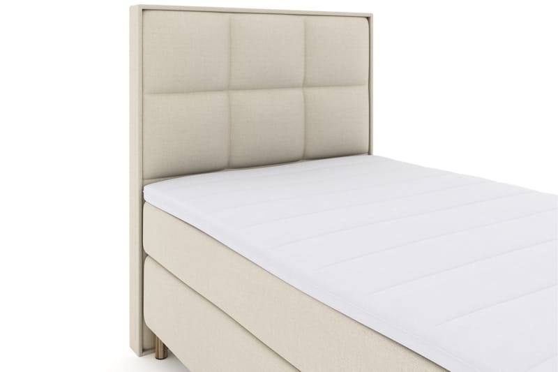Select No 3 Komplett Sengepakke 120x200 Medium - Beige/Kobberben - Møbler - Senger - Kontinentalsenger