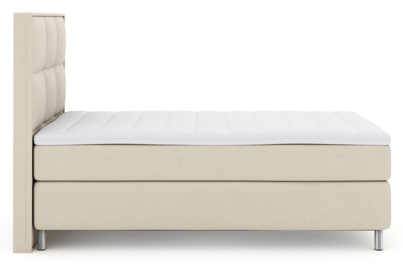 Select No 3 Komplett Sengepakke 120x200 Medium - Beige/Metallben - Møbler - Senger - Komplett sengepakke