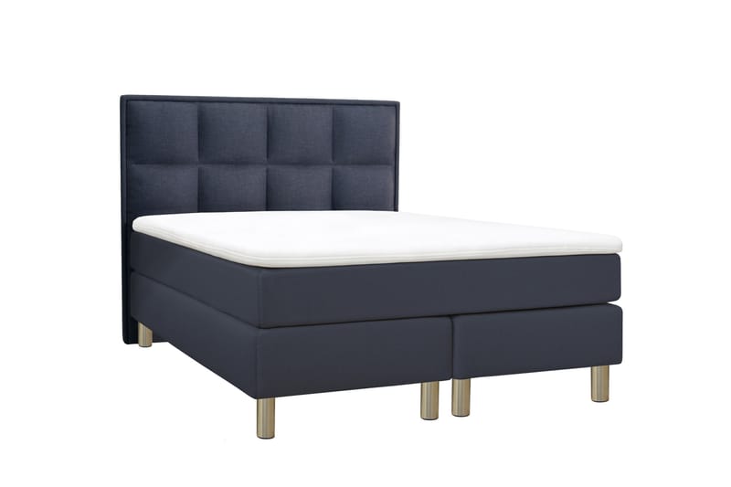 Select No 3 Komplett Sengepakke 120x200 Medium - Blå/Kobberben - Møbler - Senger - Kontinentalsenger