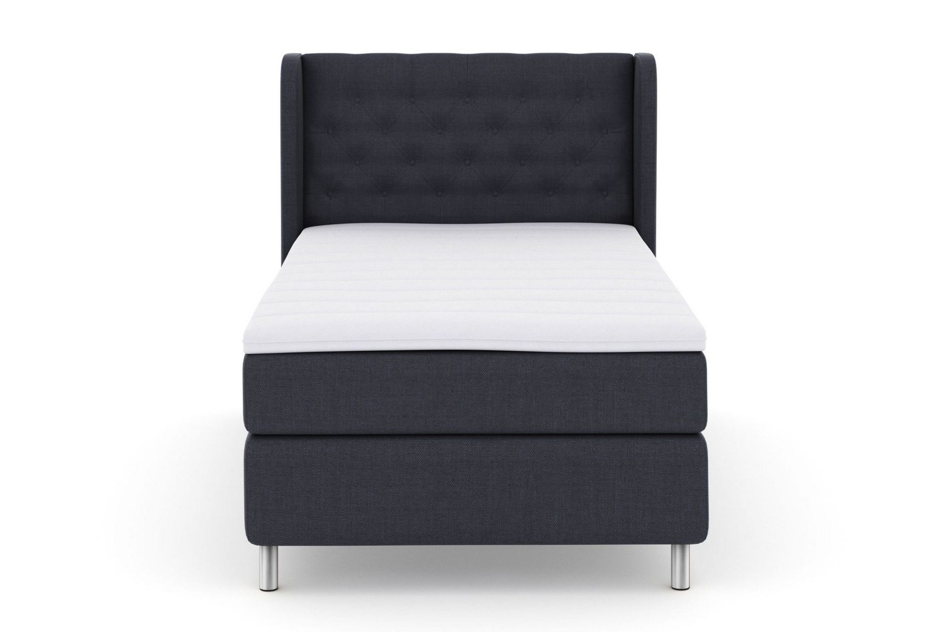 Select No 3 Komplett Sengepakke 120x200 Medium - Blå/Metallben