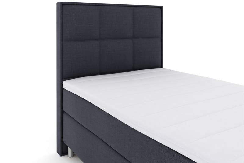 Select No 3 Komplett Sengepakke 120x200 Medium - Blå/Metallben - Komplett sengepakke - Kontinentalsenger