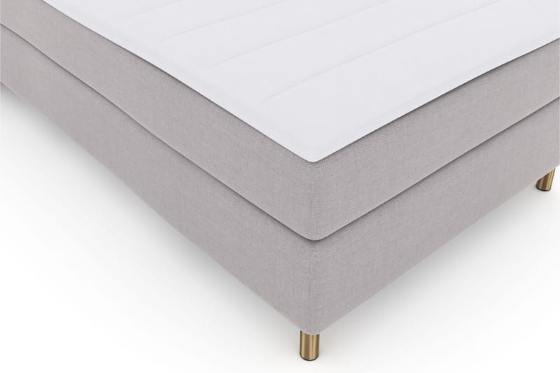 Select No 3 Komplett Sengepakke 120x200 Medium - Lysegrå/Kobberben - Møbler - Senger - Komplett sengepakke
