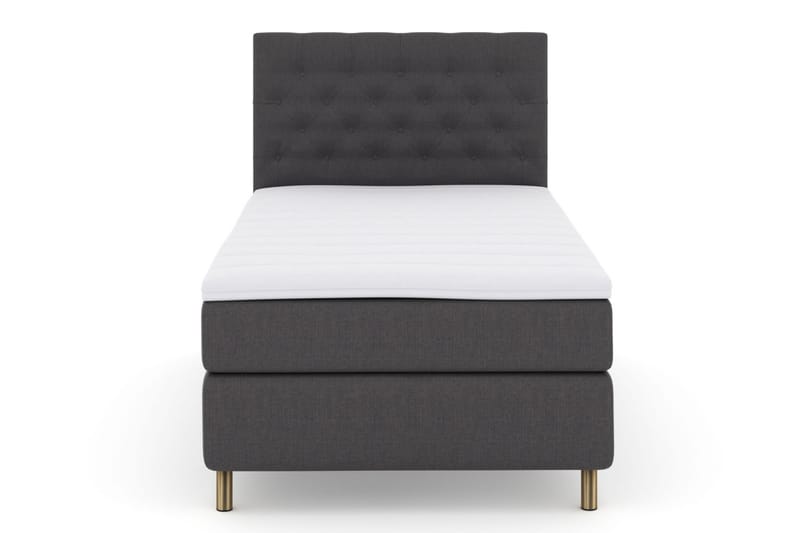Select No 3 Komplett Sengepakke 120x200 Medium - Mørkegrå/Kobberben - Møbler - Senger - Komplett sengepakke