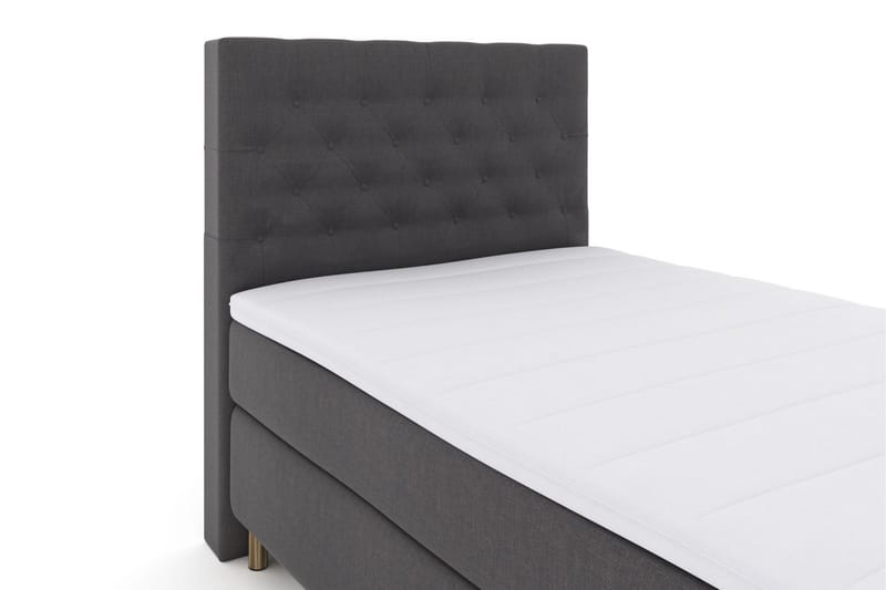 Select No 3 Komplett Sengepakke 120x200 Medium - Mørkegrå/Kobberben - Komplett sengepakke - Kontinentalsenger