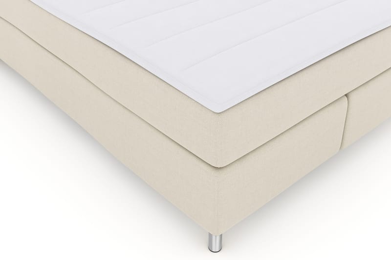 Select No 3 Komplett Sengepakke 140x200 Fast - Beige/Metallben - Møbler - Senger - Kontinentalsenger