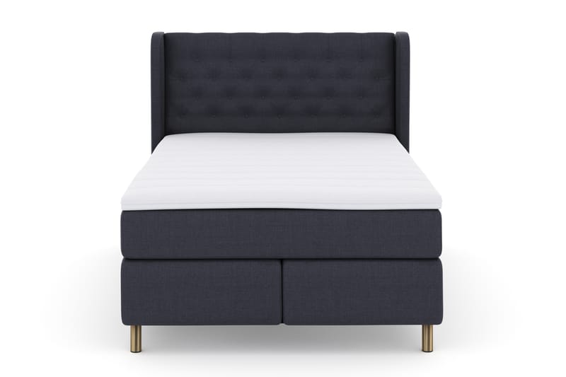Select No 3 Komplett Sengepakke 140x200 Fast - Blå/Kobberben - Møbler - Senger - Komplett sengepakke