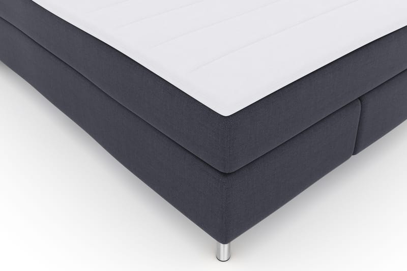 Select No 3 Komplett Sengepakke 140x200 Fast - Blå/Metallben - Møbler - Senger - Kontinentalsenger