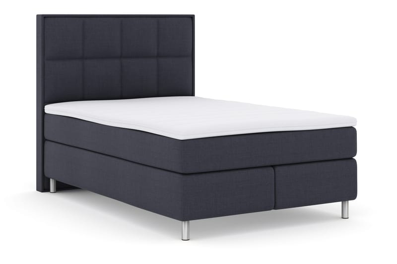 Select No 3 Komplett Sengepakke 140x200 Fast - Blå/Metallben - Møbler - Senger - Kontinentalsenger