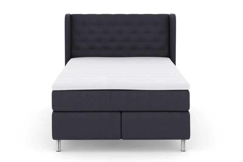 Select No 3 Komplett Sengepakke 140x200 Fast - Blå/Metallben - Møbler - Senger - Kontinentalsenger