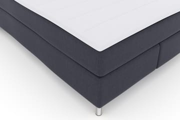 Select No 3 Komplett Sengepakke 140x200 Fast - Blå/Metallben - Møbler - Senger - Komplett sengepakke