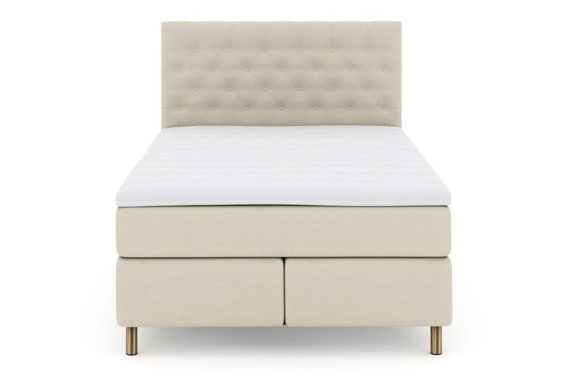 Select No 3 Komplett Sengepakke 140x200 Fast/Medium, Beige/Kobberben