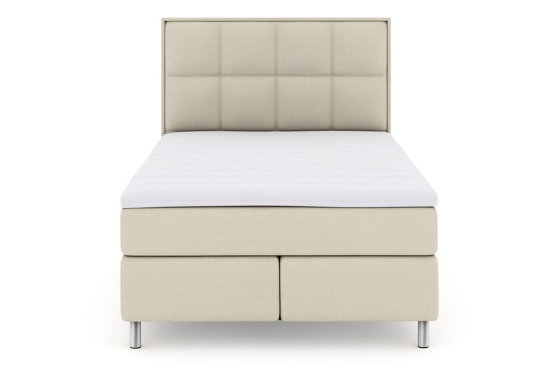 Select No 3 Komplett Sengepakke 140x200 Medium - Beige/Metallben - Komplett sengepakke - Kontinentalsenger - Dobbeltsenger