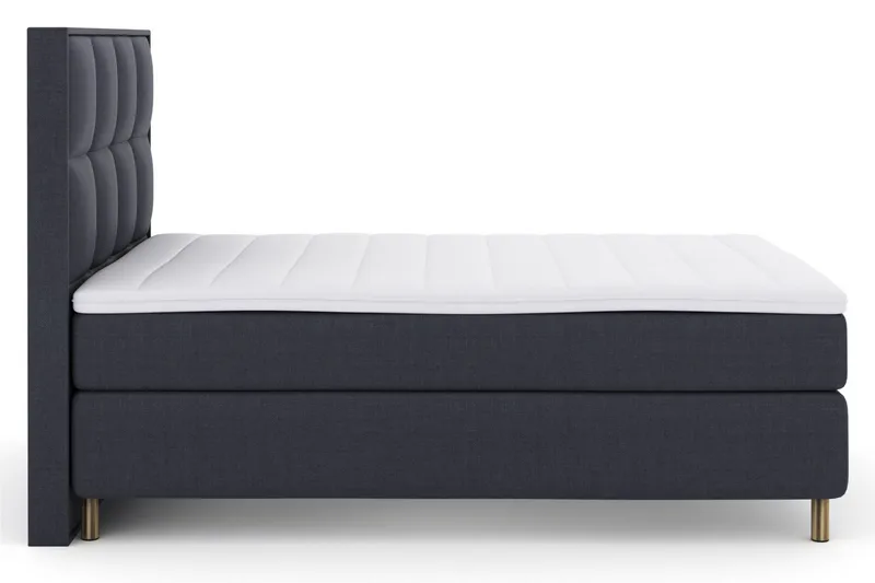 Select No 3 Komplett Sengepakke 140x200 Medium - Blå/Kobberben - Møbler - Senger - Kontinentalsenger