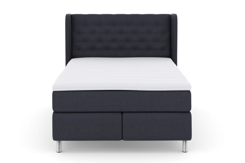 Select No 3 Komplett Sengepakke 140x200 Medium - Blå/Metallben - Møbler - Senger - Komplett sengepakke