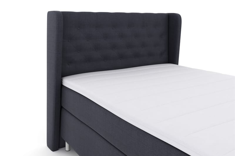 Select No 3 Komplett Sengepakke 140x200 Medium - Blå/Metallben - Møbler - Senger - Komplett sengepakke